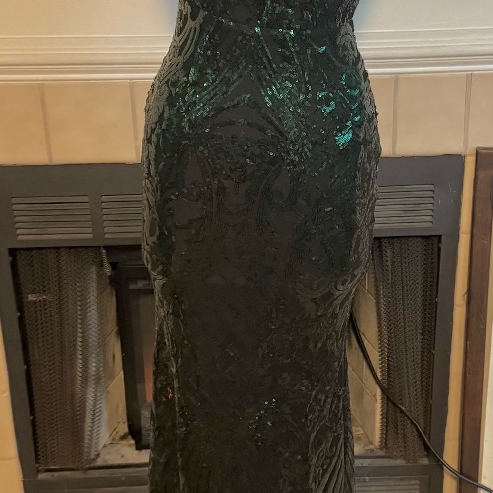 Windsor Green Sequin Party Dress